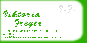 viktoria freyer business card